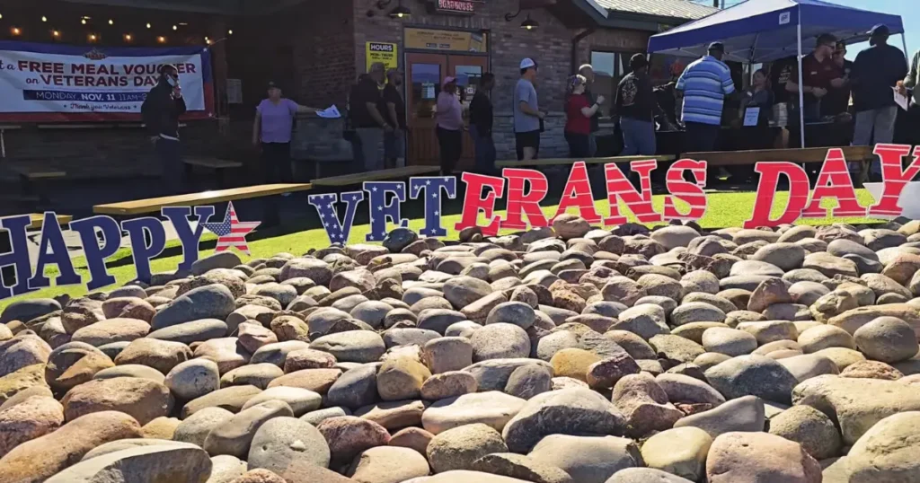 Texas roadhouse veterans day