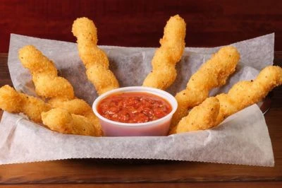 twisted mozzarella sticks